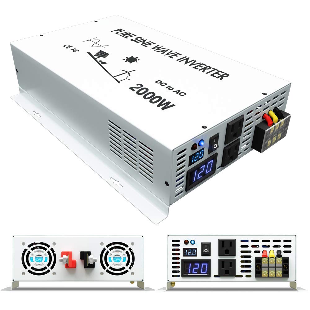 Off Grid Solar Inverter 24V 12 - Inverter Pure Sine Wave 60Hz 120V 3000W recension och pris